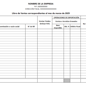 Libros de Compras y Ventas de IVA